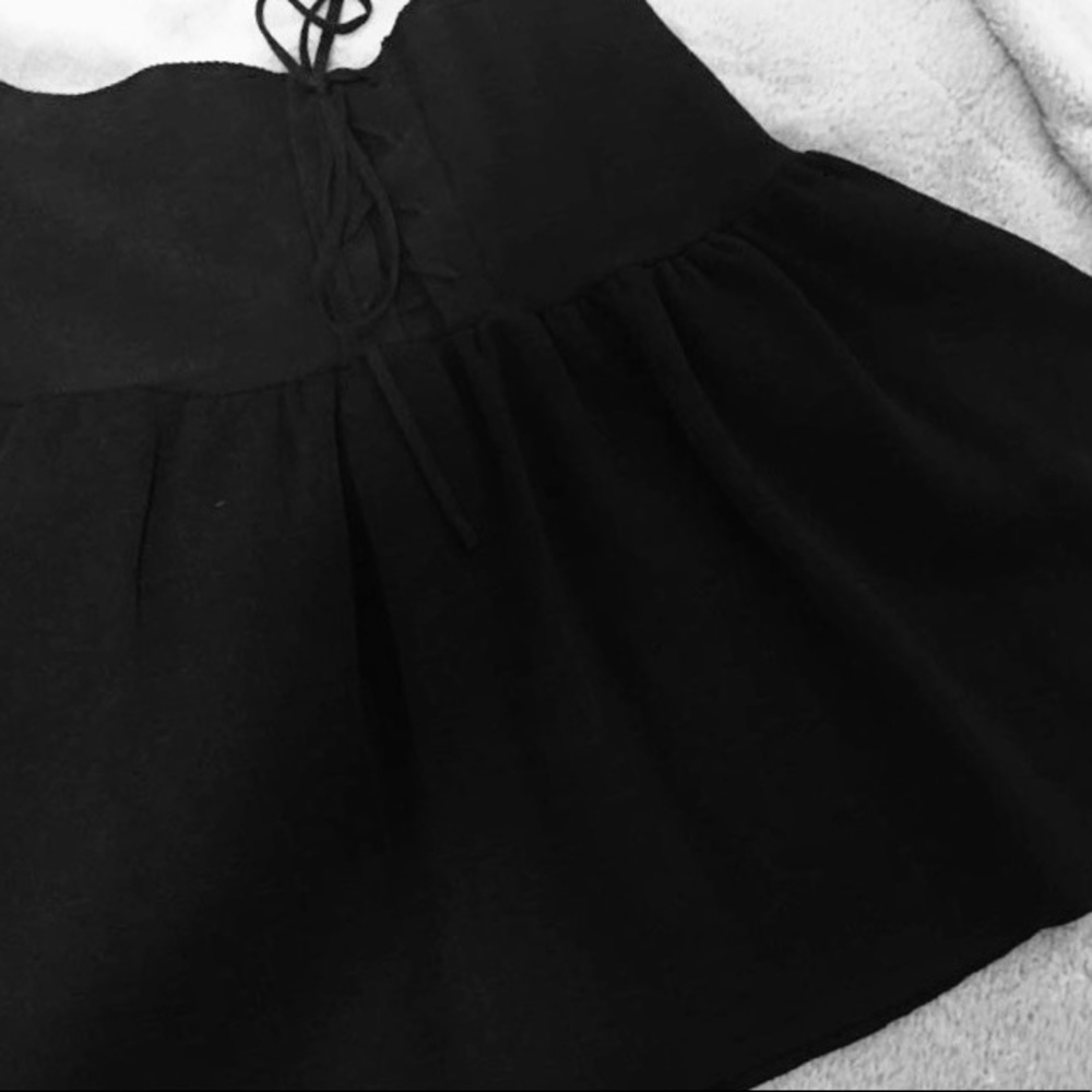 Zara mini skirt black.